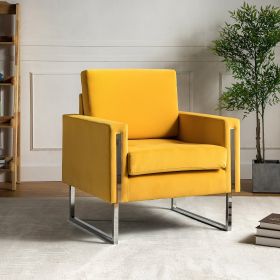 Salomone Club Chair MUSTARD
