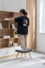 Wooden Step ottoman,Wooden Step Stool for Adults,Square Cushion Foot Stool,Small Stool with Non-Slip Pad,Wood Stool Suitable for Bedroom, Living Room