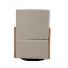 COOLMORE Modern Comfortable Upholstered Accent Chair/ Linen Accent Chair for Living Room, Bedroom
