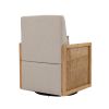 COOLMORE Modern Comfortable Upholstered Accent Chair/ Linen Accent Chair for Living Room, Bedroom