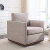 Mid Century Modern Swivel Accent Chair Armchair for Living Room, Bedroom, Guest Room,Office,Light Gray