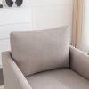 Mid Century Modern Swivel Accent Chair Armchair for Living Room, Bedroom, Guest Room,Office,Light Gray