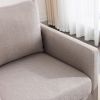 Mid Century Modern Swivel Accent Chair Armchair for Living Room, Bedroom, Guest Room,Office,Light Gray