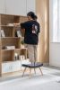 Wooden Step ottoman,Wooden Step Stool for Adults,Square Cushion Foot Stool,Small Stool with Non-Slip Pad,Wood Stool Suitable for Bedroom, Living Room
