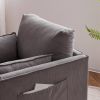 29.5 "W Modern Fabric Decorative Chair Armchair Upholstered Reading Chair Single Sofa Casual Club Chair with Solid Wooden Feet and 2 Pillow, for livin