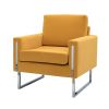Salomone Club Chair MUSTARD