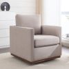 Mid Century Modern Swivel Accent Chair Armchair for Living Room, Bedroom, Guest Room,Office,Light Gray