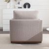 Mid Century Modern Swivel Accent Chair Armchair for Living Room, Bedroom, Guest Room,Office,Light Gray