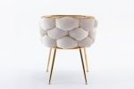 Luxury modern simple leisure velvet single sofa chair bedroom lazy person household dresser stool manicure table back chair turquoise set of 2
