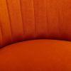 360 Degree Swivel Cuddle Barrel Accent Sofa Chairs, Round Armchairs with Wide Upholstered, Fluffy Velvet Fabric Chair for Living Room, Bedroom, Office