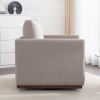 Mid Century Modern Swivel Accent Chair Armchair for Living Room, Bedroom, Guest Room,Office,Light Gray