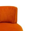 360 Degree Swivel Cuddle Barrel Accent Sofa Chairs, Round Armchairs with Wide Upholstered, Fluffy Velvet Fabric Chair for Living Room, Bedroom, Office