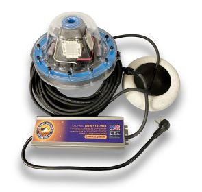 Mega-Watt Underwater LED Lighting System (Color: Blue, Power Cord Size: 120 Feet)