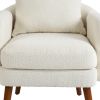 COOLMORE Wood Frame Armchair, Modern Accent Chair Lounge Chair for Living Room