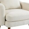 COOLMORE Wood Frame Armchair, Modern Accent Chair Lounge Chair for Living Room